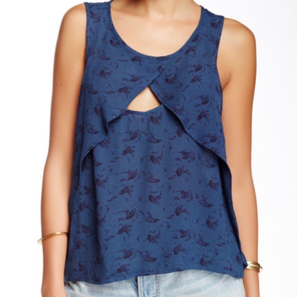 Free People Tops - Free People Look Through Crinkle Tank
